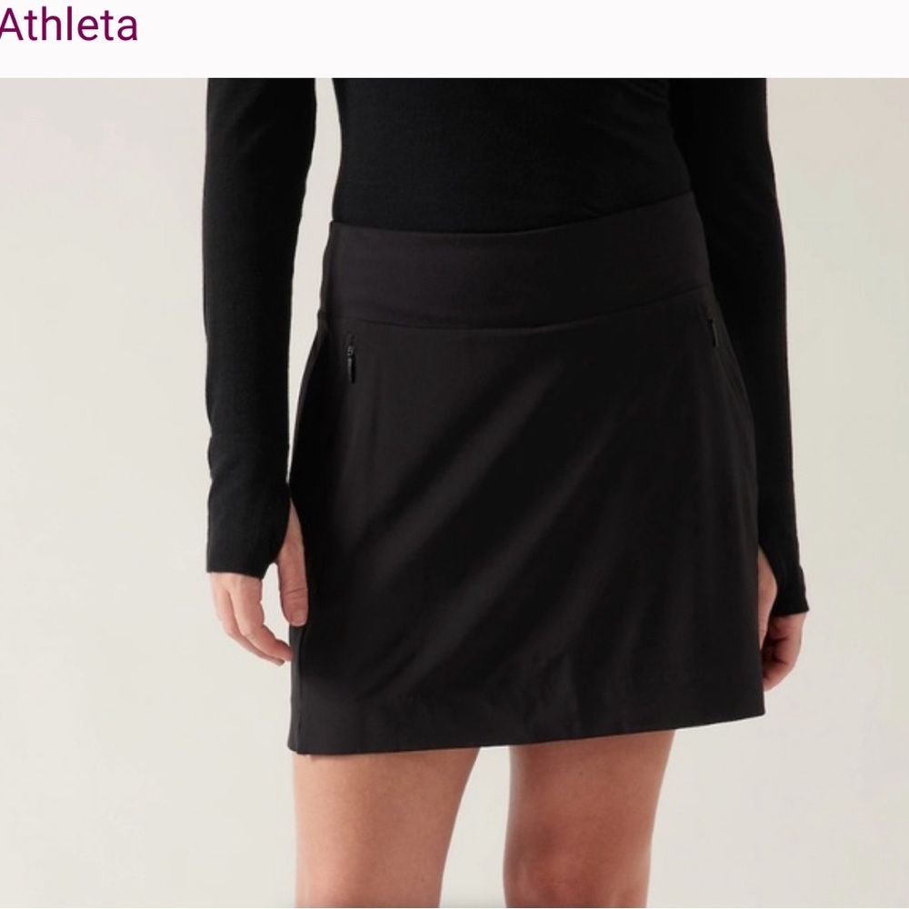 Athleta Black Active Skort